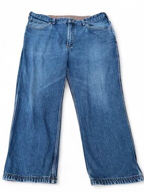 Vintage Y2K Duluth Trading Co Blue Wide-Leg Men’s Jeans 40x30